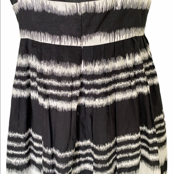 BCBGMaxazria Black White Sequin Flare Tunic Slip Dress - 10 - Picture 10 of 14